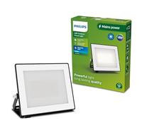 PHILIPS Lois Foco Reflector LED Exterior sin Sensor Movimiento 2850lm Negro | 30W, 5000K, Ultraeficiente, Luz Blanca Diurna, Iluminación Potente, Revestimiento PowerShield, IP65, para Garajes y Porches