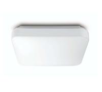 Philips Plafón LED cuadrado MyLiving MAUVE luz blanca cálida 2700K 17W