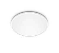 Philips - Plafón Philips Superslim, lámpara LED de techo funcional, color blanco, luz blanca fría regulable, 40K - 18W