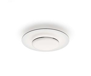 Philips - Luminaria LED de techo, diámetro 40 cm, 4000 K, 30 W, regulable, blanco/negro 929003316001