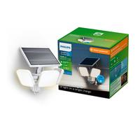 Philips Luz de seguridad solar Zyren Blanca 24,5 W