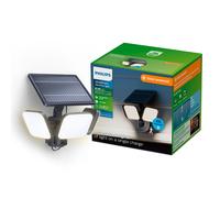 Philips Luz de Seguridad Solar Zyren Negra 24,5 W