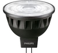 Philips Master LED ExpertColor 6.5W GU5.3 Blanco frío - Lámpara LED (Blanco frío, Negro 800 mA, 8 kWh, 5,1 cm)