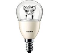 Philips MASTER Luster LED 3,5 W bombilla tipo bola (equivalente a 25 W), regulable, E14 casquillo, Old Single, E14 (Small Edison Screw) 230 volts