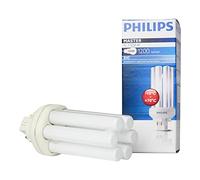 Philips Master PL-T Top 4P 18 W GX24q-2 A Cool White Fluorescent Bulb - Fluorescent Bulbs (18 W, Tube, 4P, GX24q-2, 1200 lm, Cool White)