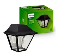 Philips myGarden Alpenglow - Aplique, iluminación exterior, bombilla no incluida, casquillo E27, aluminio, color negro