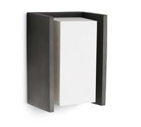 Philips Aplique mural Bridge ecomoods 15W E27 sin bombilla Antracita