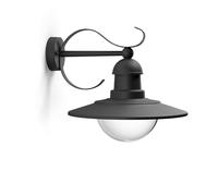 Philips Aplique de exterior myGarden Topiary – casquillo E27 60 W, aluminio negro, sin bombilla