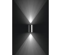 Philips myGarden, aplique de pared Buxus, 4,5 W, luz exterior para pared, acero inoxidable, metal, IP44, para terraza, jardín, etc