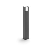 Philips myGarden Arbour - Poste, iluminación exterior, LED, aluminio, luz blanca fría, 10 x 10 x 77 cm, color antracita
