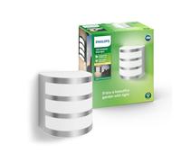 Philips myGarden Calgary - Aplique, LED, iluminación Exterior, 230 V, IP44, E14, Color Gris