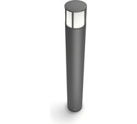 Philips myGarden, farola de pie Stock, 5,5 W, iluminación exterior, color antracita, blanco, aluminio, IP44, para jardín, terraza, clase II