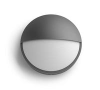 Philips myGarden - Luminaria LED de pared para exteriores, diámetro 21 cm, 2700 K, 6 W, antracita 915005192801