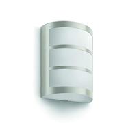 Philips myGarden Python - Aplique de pared, iluminación exterior, acero inoxidable, 1 x 6 W, 230 V, color gris