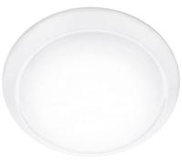 Philips myLiving Cinnabar - Plafón, forma redonda, LED, iluminación interior, 22 W, luz blanca cálida, color blanco