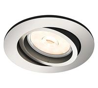 Philips myLiving Donegal lámpara empotrable GU10, luz Blanca cálida, iluminación interior, 5.5 W, cromada mate