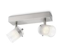 Philips myLiving, foco empotrable 532626716, luces direccionales, bombillas no reemplazables, 2 bombillas, LED, 6 W, 2700 K