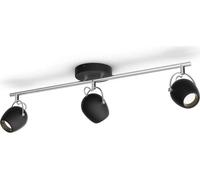 Philips myLiving, foco empotrable Rivano, sistema de iluminación de carril, bombillas no reemplazables, 3 bombillas, LED, 2700 K, color