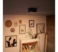 Philips myLiving foco LED Box 2 luces negro