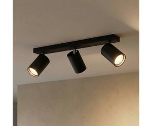 Philips myLiving Kosipo foco GU10 negro 3 luces