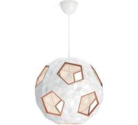 Philips myLiving Lámpara colgante 3610731PN - iluminación de suspensión (Montaje flexible, Color blanco, Color blanco, Sintético, Sintético, Dormitorio, Salón)