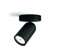 Philips myLiving PONGEE black LED Spot light - Punto de luz (Foco de superficie, GU10, 1 bombilla(s), LED, 220-240 V, Negro)