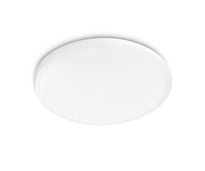 Philips myLiving Twirl - Plafón, LED, forma redonda, iluminación interior, 12 W, luz blanca cálida, color blanco