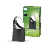 Philips - Pedestal de exterior con foco orientable Philips Mimosa 7W Luz Neutra 4000k, protección IP44