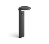 Philips - Pedestal para exteriores Philips Tyla 9W Luz Cálida 2700k con sensor de movimiento y brillo, protección IP44