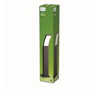 Philips - Pedestal Philips Splay, lámpara LED de exterior, color antracita, luz blanca neutra, 12W