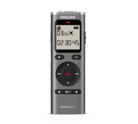 Philips Philips DVT1170 Grabadora De Voz Micrófono 360 Grabadora de audio digital con micrófono de 360°, grabación WAV, funcionamiento inmediato y autonomía