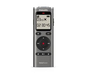 Philips Philips DVT1170 Grabadora De Voz Micrófono 360 Grabadora de audio digital con micrófono de 360°, grabación WAV, funcionamiento inmediato y autonomía
