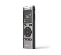 Philips Philips DVT2075 Grabadora De Voz Estéreo 8GB Grabadora de audio profesional con micrófonos estéreo de alta sensibilidad, grabación MP3 y PCM,