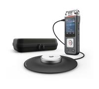 Philips Philips Voice Tracer DVT8115 Kit de grabación profesional para reuniones con micrófono de 360°, calidad de grabación de 24 bits/96 kHz y control