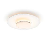 PHILIPS - Plafón LED de Techo Garnet, 40W - 4200 lúmens, Luz Blanca Cálida (2700k) con tecnología SceneSwitch, Blanco