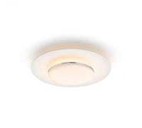 Philips Plafón LED de Techo Philips Garnet, 30W, 3100 Lúmens, Luz Blanca Cálida, 2700k, con Tecnología SceneSwitch, Blanco