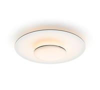 Philips Plafón LED de Techo Philips Garnet, 40W, 4200 Lúmens, Luz Blanca Cálida, 2700k con Tecnología SceneSwitch, Negro