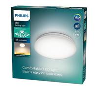 Philips Plafón LED de Techo Philips Moire, 6W, 600 Lúmens, Luz Cálida 2700k, 22 cm Diámetro