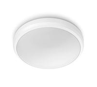 Philips - Plafón Philips Doris, lámpara de techo LED de exterior, color blanco, luz blanca neutra, 6W
