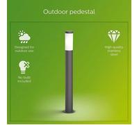 Philips Bolardo luminoso Utrecht 20W E27 antracita