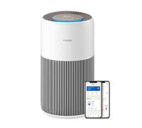 Philips Purificador de aire Serie 2200, HEPA NanoProtect + Filtro de carbón activo, CADR 400m³/h para 104m², Personas alérgicas, Ultra silencioso, Filtro inteligente y duradero (AC2210/10)