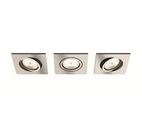 Philips Shellbark 8718696160565 Iluminación Empotrable, de 4,5 W y 500 Lúmenes, Cromada Mate