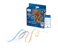 Philips Smart Lighting Guirnalda de Luces de Colores, 20 m | RGBIC, Efectos Multicolor, Smart LED, USB-C, Iluminación Ambiente, Sincroniza con Música, Connected by WiZ, Hogar Inteligente