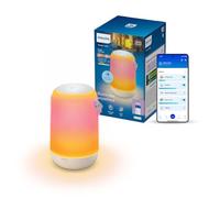 Philips Smart Lighting Lámpara LED Recargable de Mesa Mobile, Todo Color, Luz Blanca Cálida a Fría, Regulable, Control Fácil, Connected by WiZ, Sincronización de Música, Alexa, Google Home, Apple Home