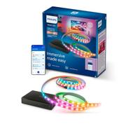 Philips Smart Lighting Sync Box HDMI 2.1 8K, Retroiluminación TV 55"-65", Tira LED RGBIC, Actualización Ultrarrápida, Luz Personalizable, Fácil de Instalar, TV, Cine, Juegos, Requiere Entrada HDMI