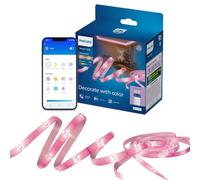 Philips Smart Lighting Tira LED RGB 5 m, Tipo C, 16 Millones de Colores, Modos de Iluminación Predefinidos, Recortable, Fácil de Instalar, Wi-Fi, Connected by WiZ, Google Home, Alexa, Apple Home
