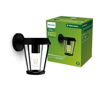 Philips Aplique de pared Sunera – casquillo E27 25W máx. sin bombilla – Negro