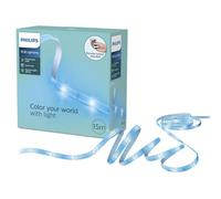 PHILIPS Tira LED, 15M, 12W, RGB, con mando a distancia incluido, Luz Led habitación, Perfecta para Decoración Navidad, Fiestas