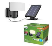 Philips Lámpara exterior Tylus UltraEficiente solar con sensor de movimiento 3000K 1000/50lm Negro