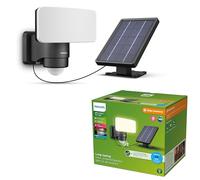 Philips Foco exterior solar Tylus UltraEficiente sensor movimiento 5000K 1000/50lm Negro